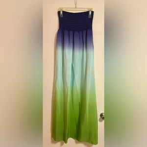 Lilly Pulitzer Blue & Green Dip Dye Carrie Dress 💙🩵💚